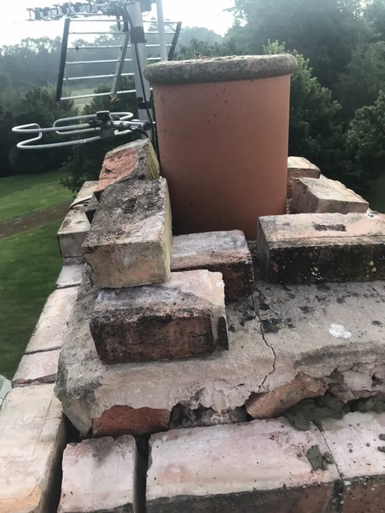 Before chimney repair example 4