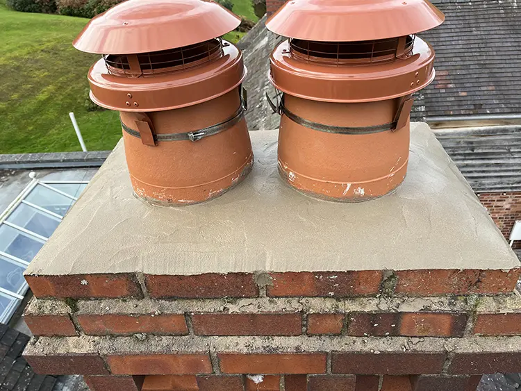 Chimney after repairs