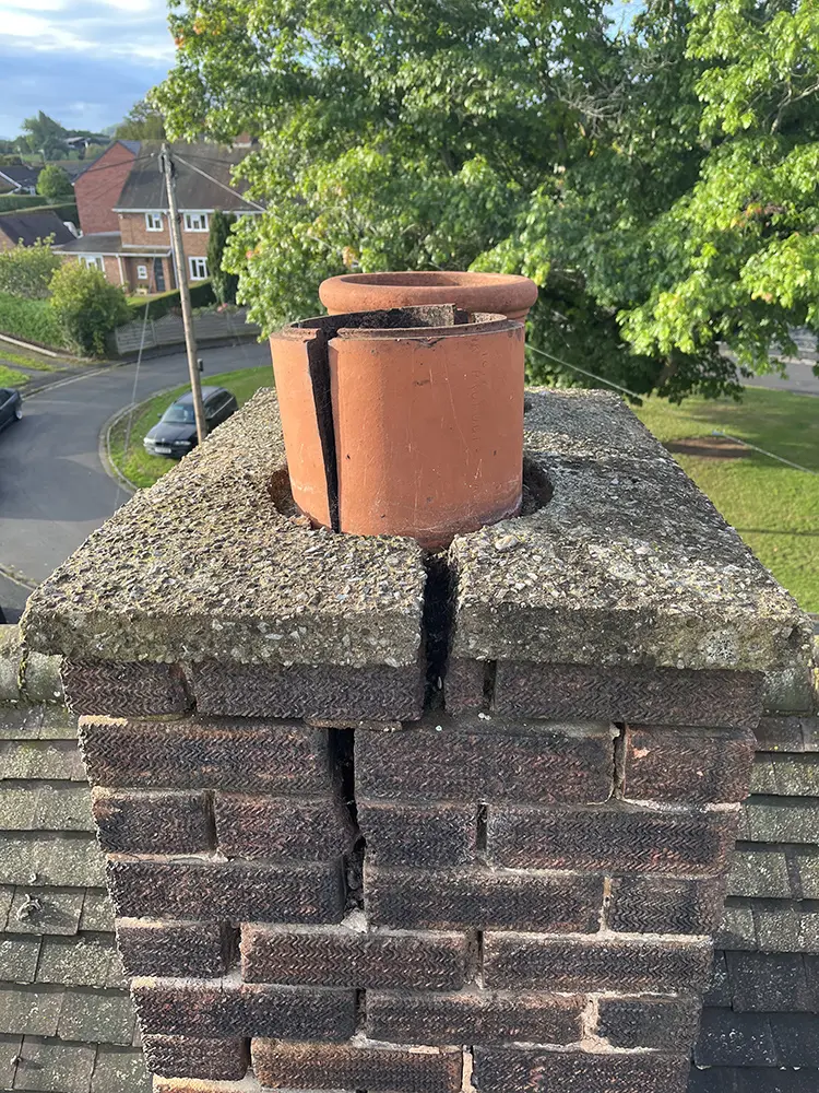 Before chimney repair example 3