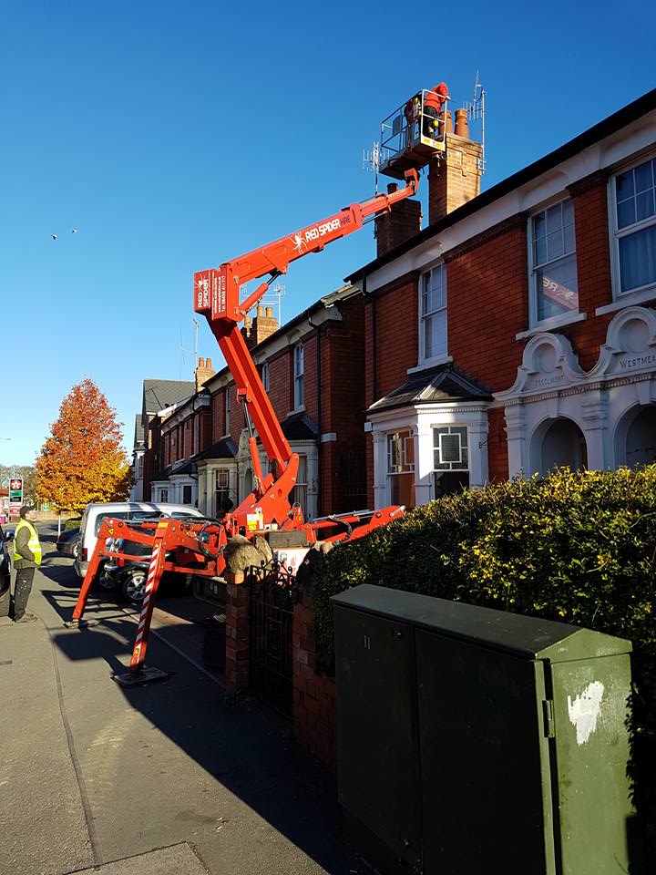 Access platform for property maintenance