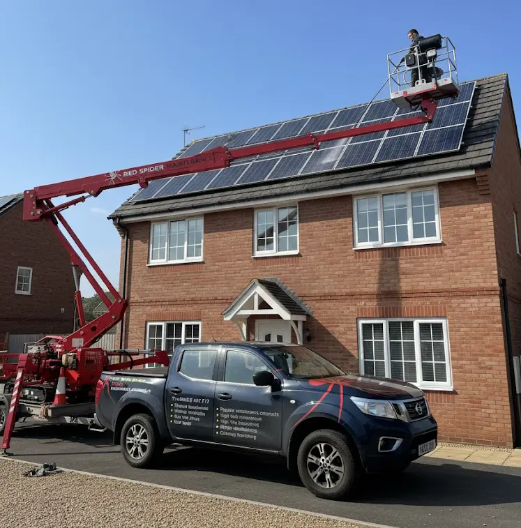 Solar panel cleaning and maintenance